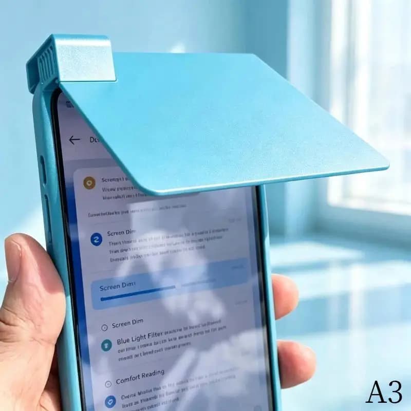 1Pcs Mobile Phone Accessories Enhances Screen Visibility In Strong Light Reduce Sunlight Reflection Mobile Phone Sunshade
