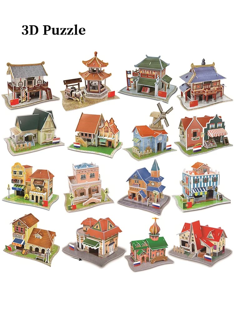 3D Jigsaw Puzzle Building Toy