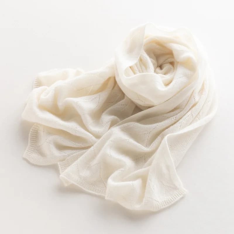 Women's Wool Knit Hollow Out Winter Shawl