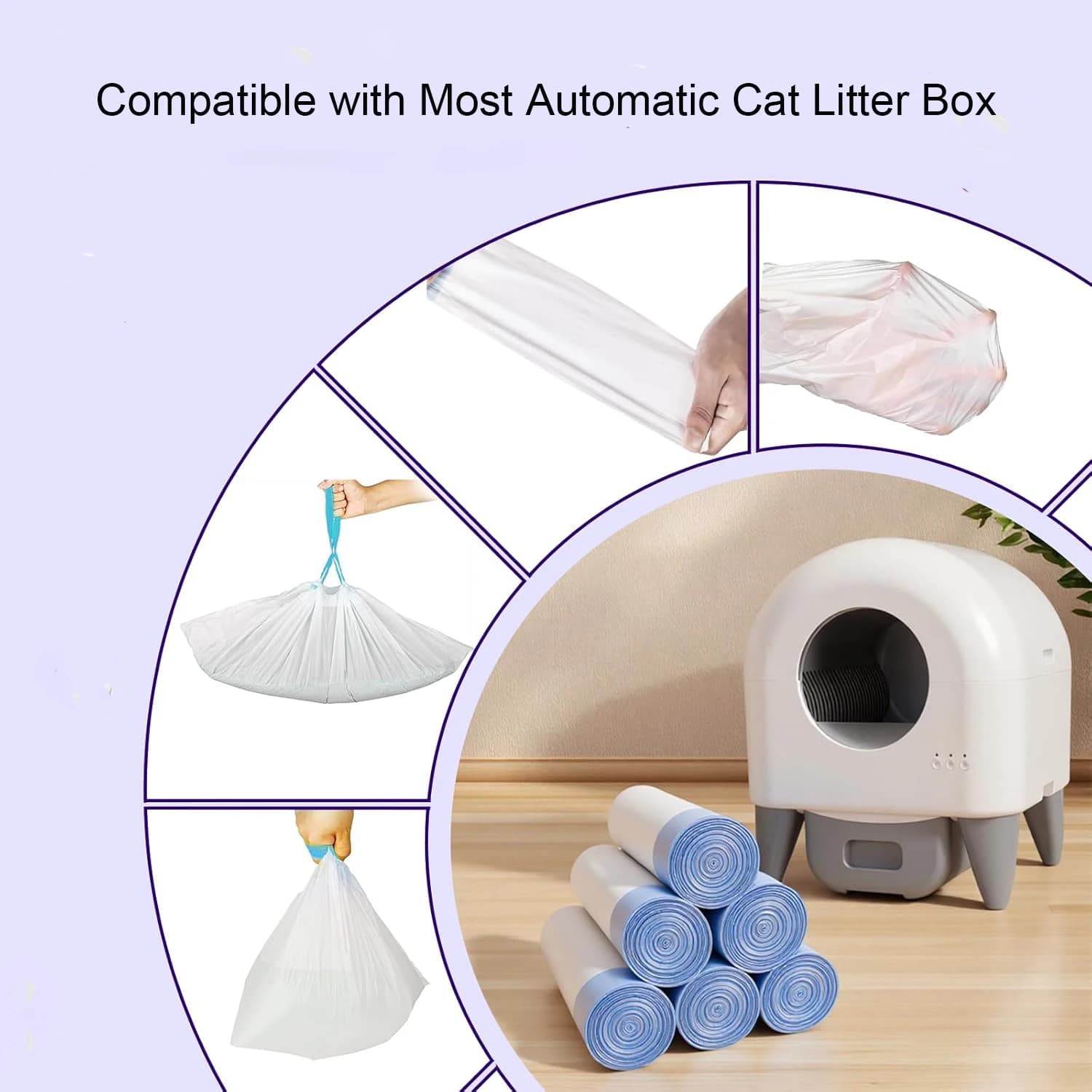 Automatic Cat Litter Box Replacement Liners