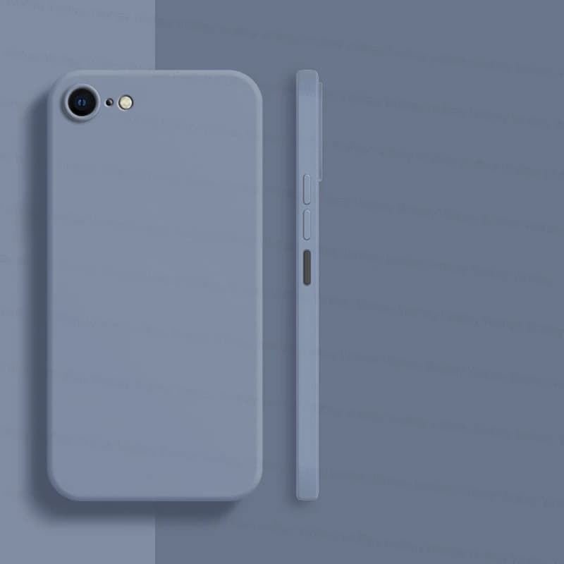 For iPhone 8 Case For iPhone SE 2022 2020 7 8 Plus Cover Case Luxury Shockproof Soft TPU Liquid Silicone Phone Back Cover Case