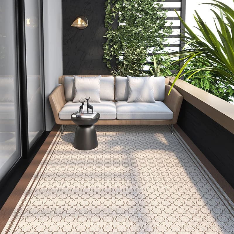 PVC Outdoor Balcony and Kitchen Rug