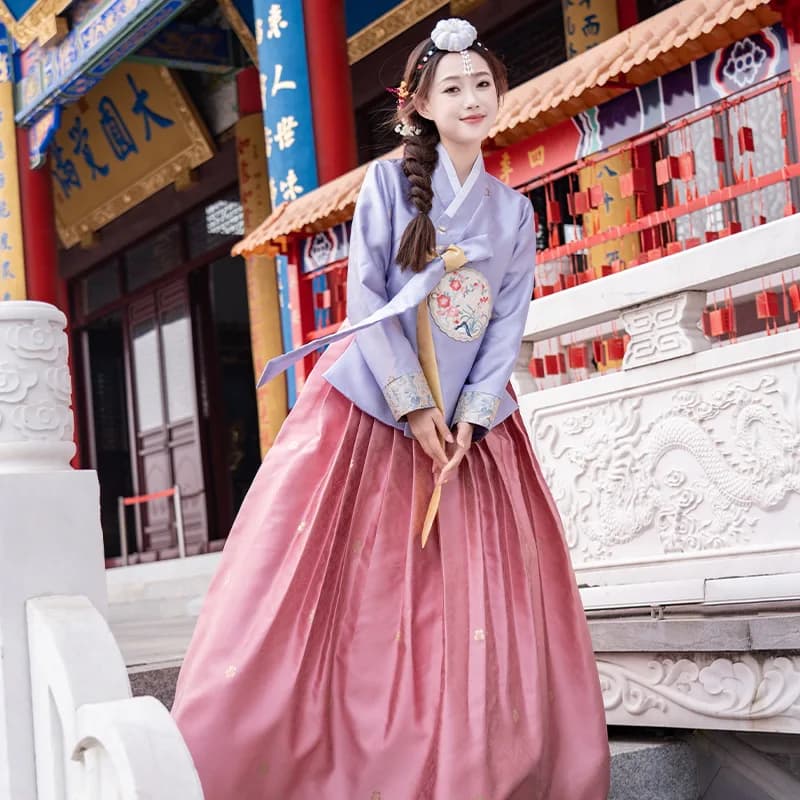 Traditional Korean Hanbok Dress