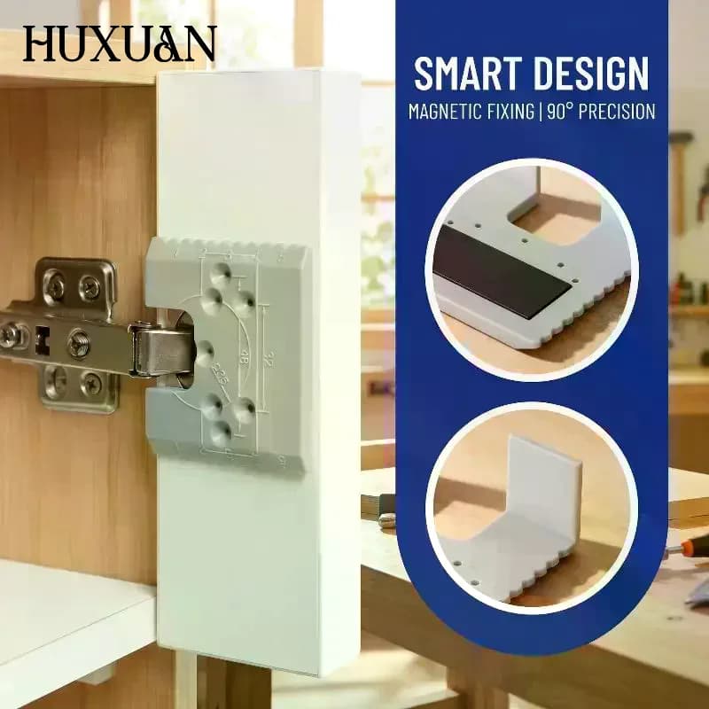 Hinge Positioning Jig for Cabinet Door Installation