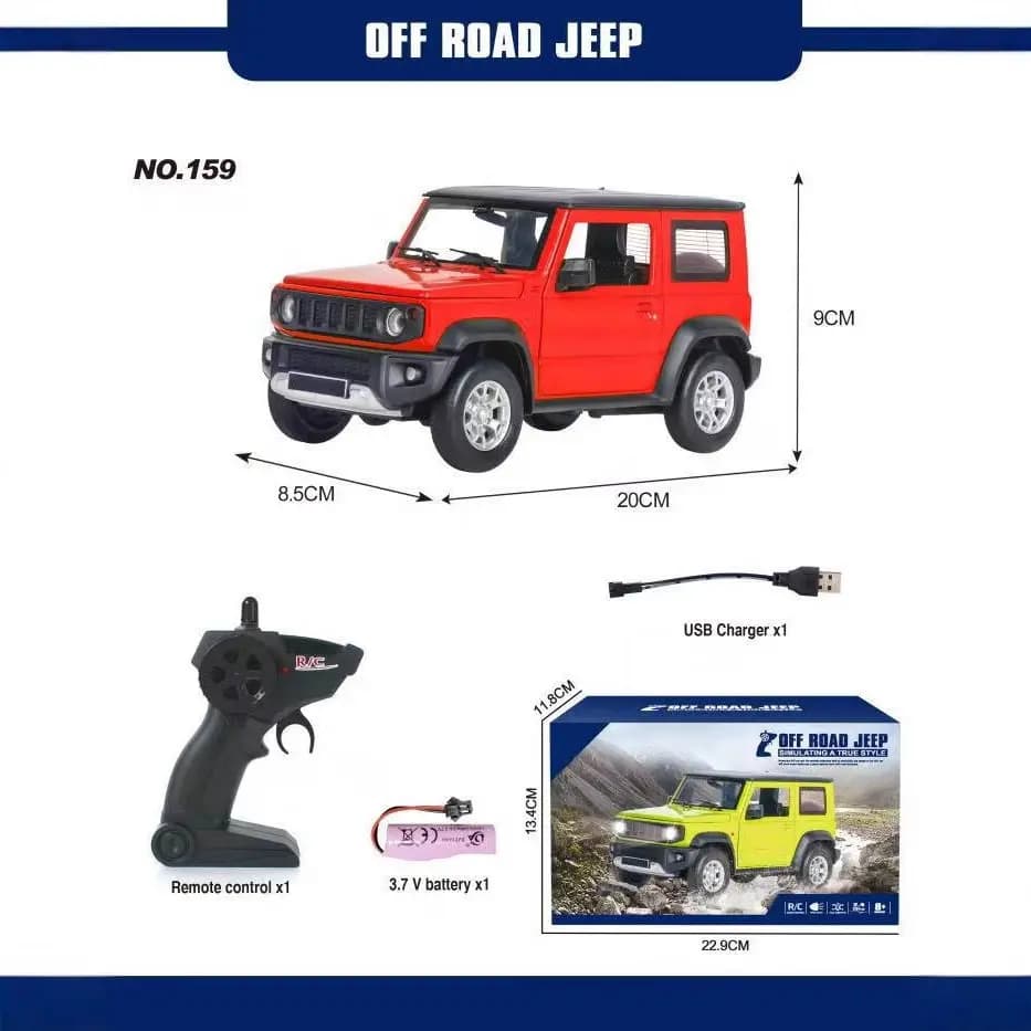 1:24 Scale 2WD Off-Road Remote Control Car