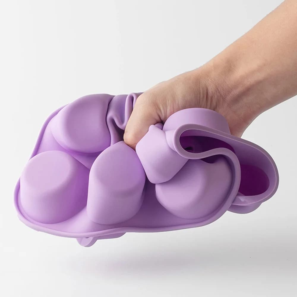 Silicone 12-Hole Baking Mold For Chocolate Cupcakes