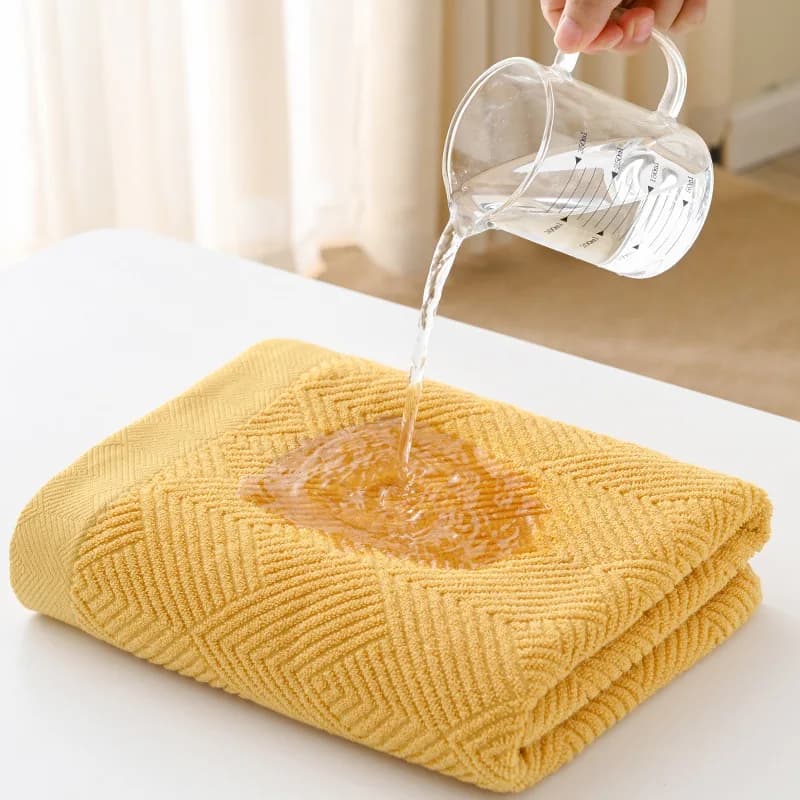 Bath Towel Set 3-Piece Quick Dry Cotton