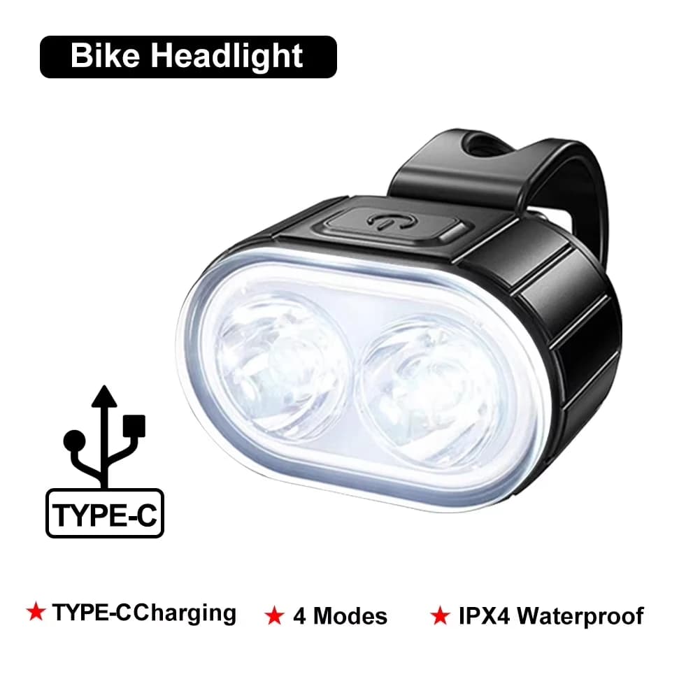 Bike LED Front and Rear Light Set