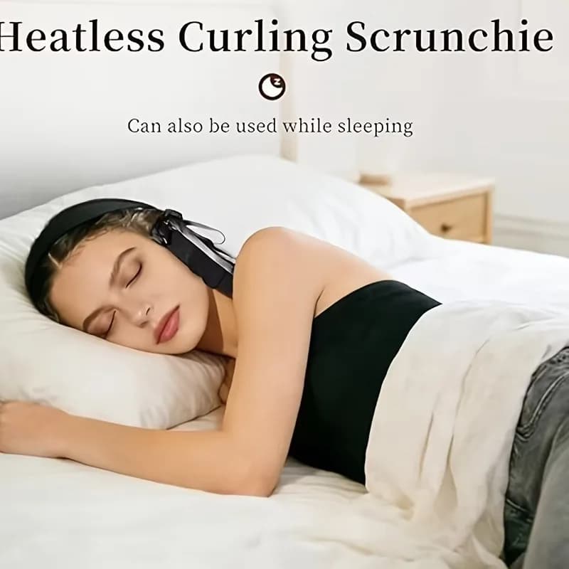 Manual Heatless Curling Wand with Comb