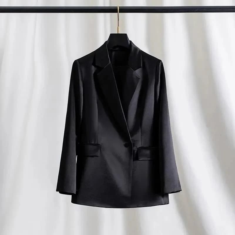 Women's Satin Suit Jacket
