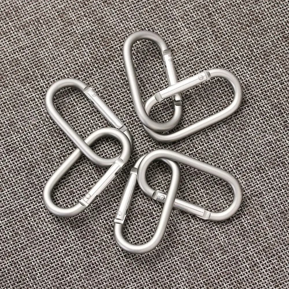 2/5/10pcs Survival Gear Camping Hiking Outdoor tool Camp Mountaineering Hook Buckle Keychain Travel Kit Climing Carabiner
