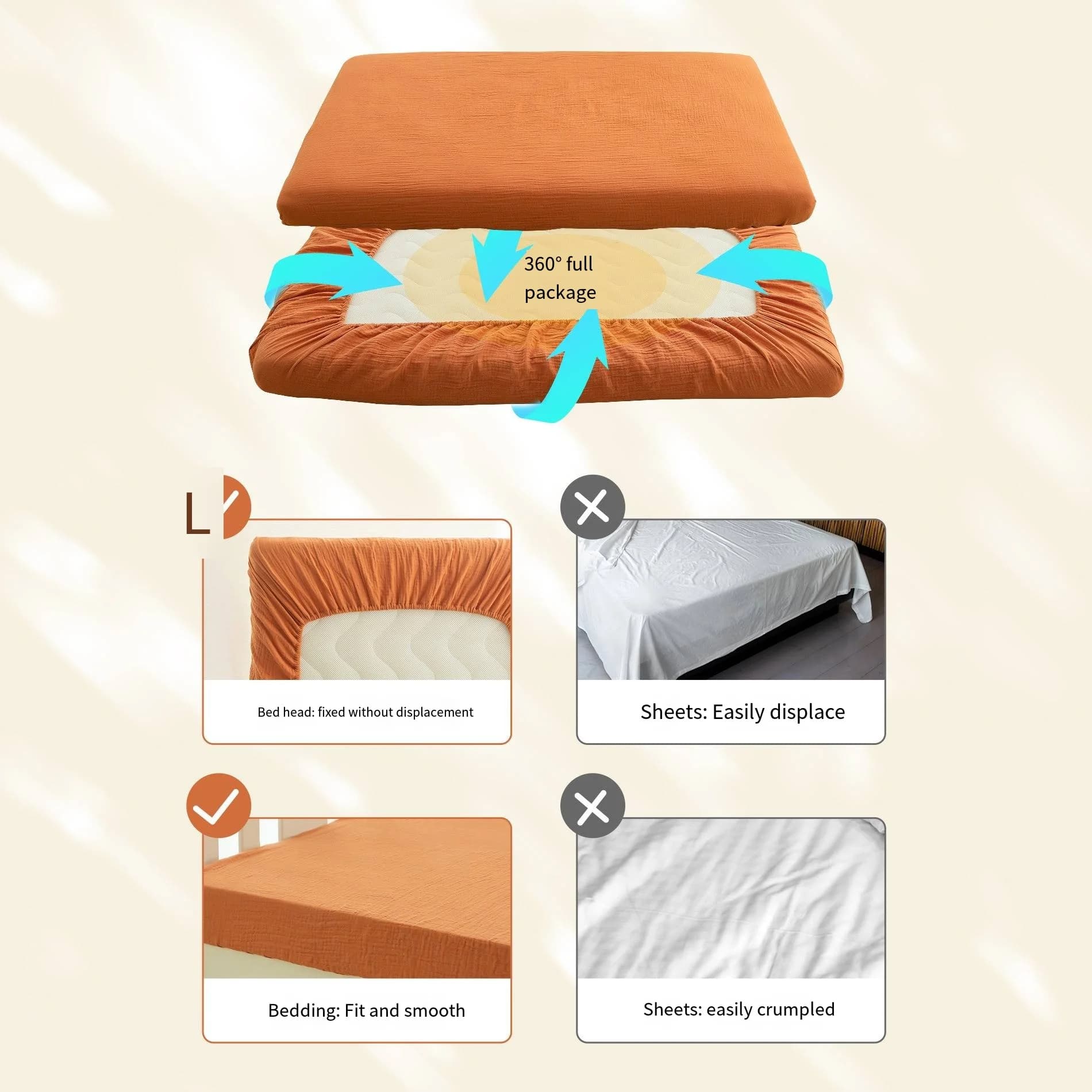 Cotton Fitted Crib Sheet