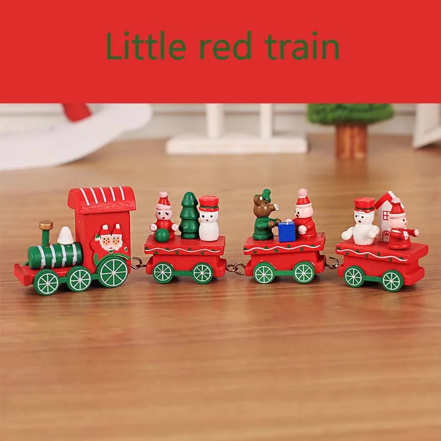 Wooden Train Christmas Ornament