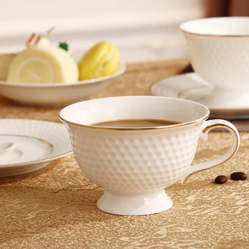 Porcelain Tea and Coffee Cup Set
