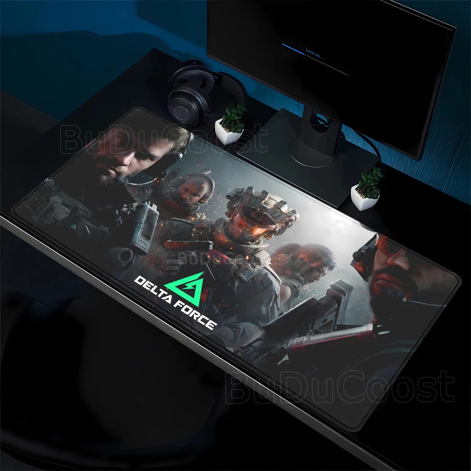 PC Game Delta Force Large mouse pad For Gaming mousepad with Stitched Edges and Non-Slip Rubber Base Extended game accessories