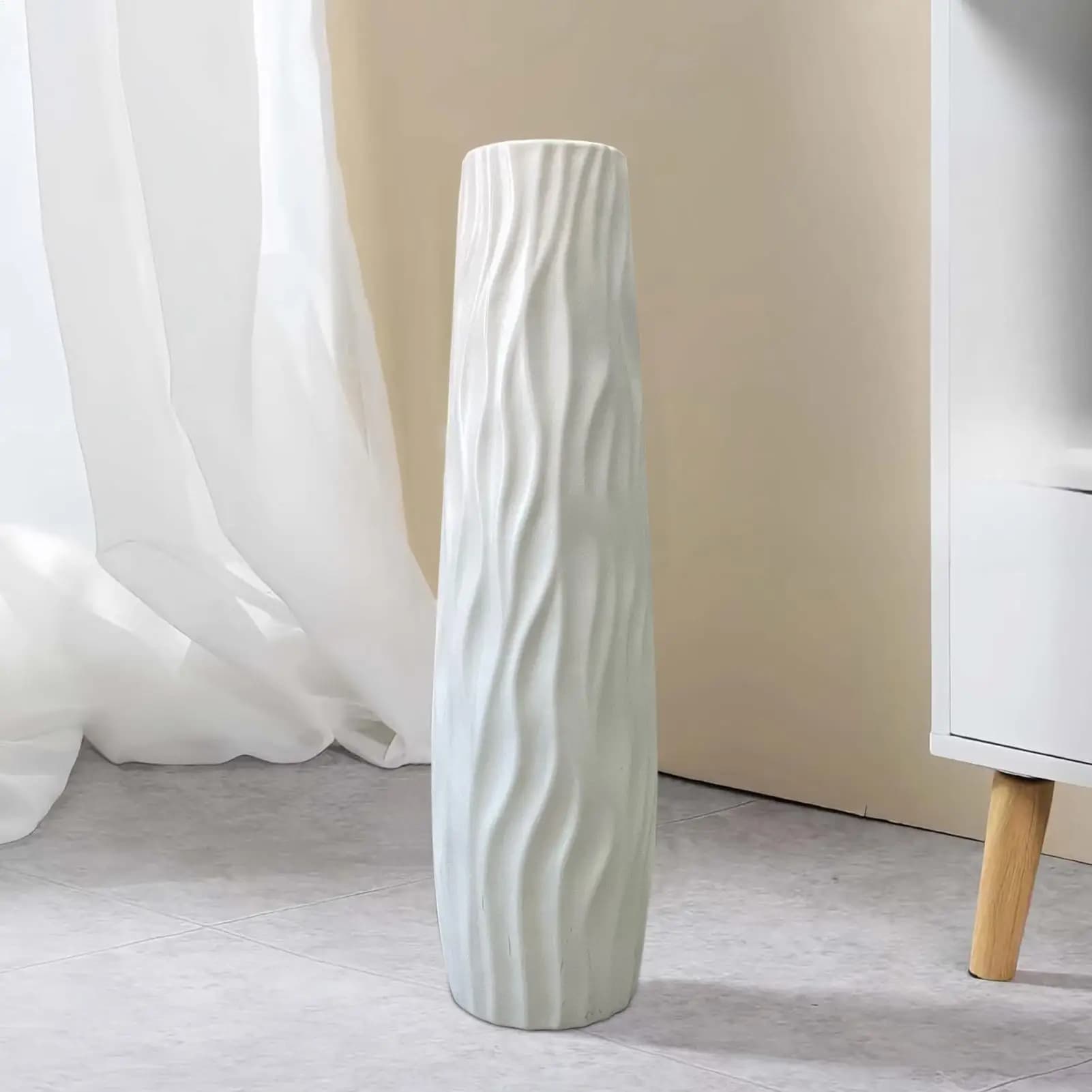 58cm Textured Floor Vase