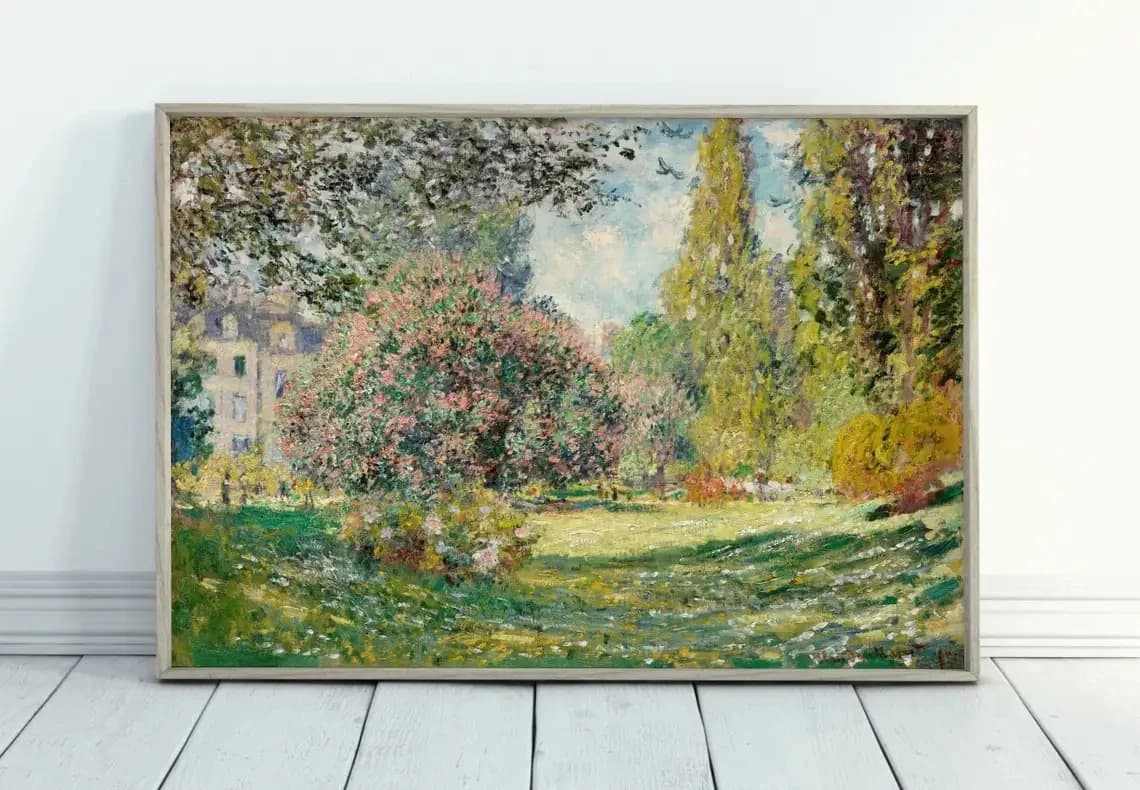 Modern Abstract Landscape Canvas Wall Art Print