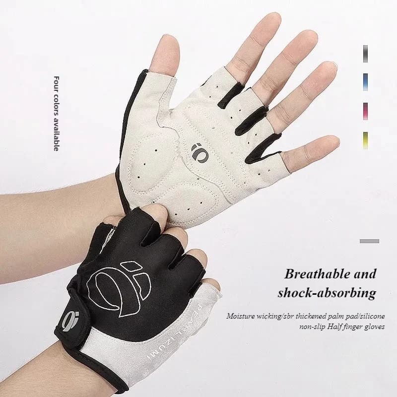 Half Finger Cycling Gloves with Shock-Absorbing Pads
