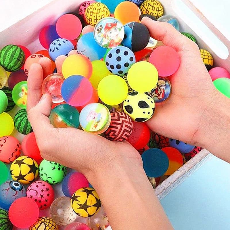 Rubber Bouncy Balls 27MM Bulk Party Favors