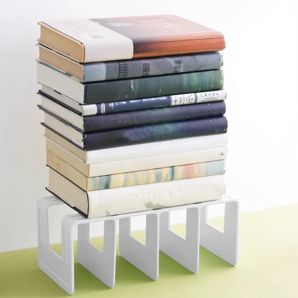 Tabletop Bookshelf and Magazine Holder