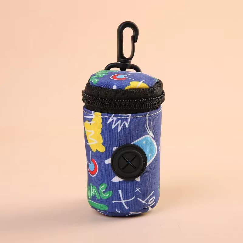 Pet Dog Poop Bags with Holder Outdoor Training Waste Disposal Bag Handy Durable Doggy Trash Bag for Walks And Hikes
