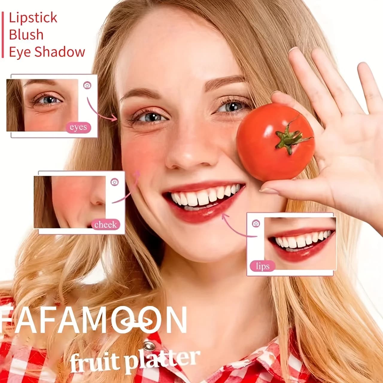 4 Color Fruity Lip Tint Water Gloss