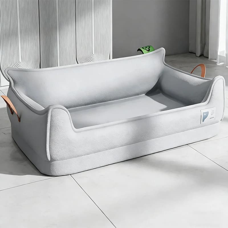 Orthopedic Leather Dog Bed Sofa