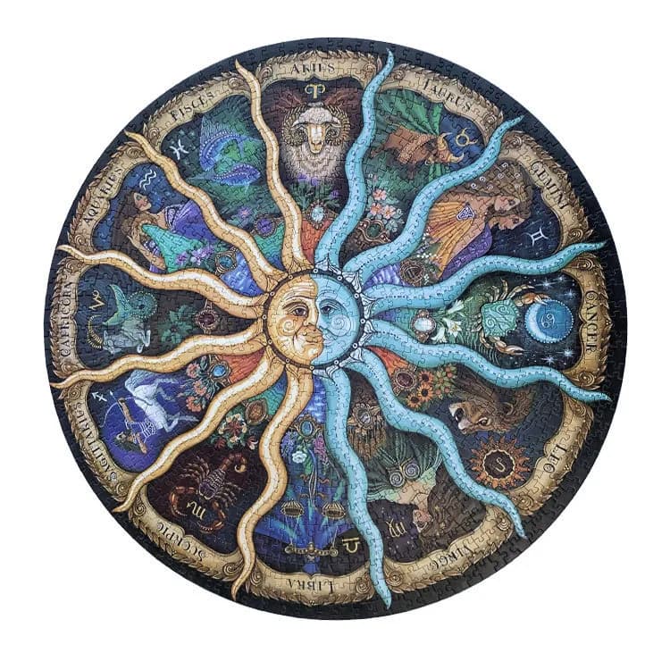 1000 Piece Round Jigsaw Puzzle