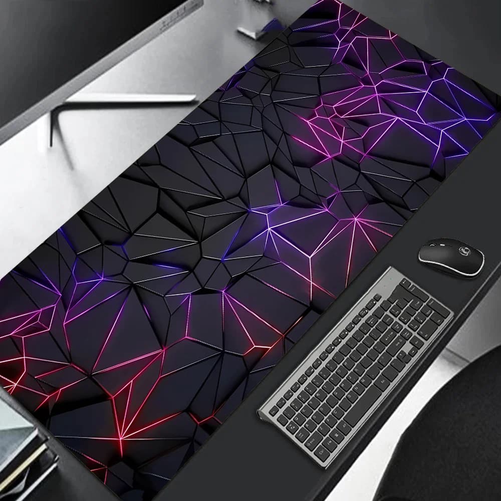 Large Gaming Mouse Pad 90x40 Red Blue Gradient