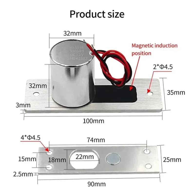 Waterproof Electric Bolt Lock DC12V