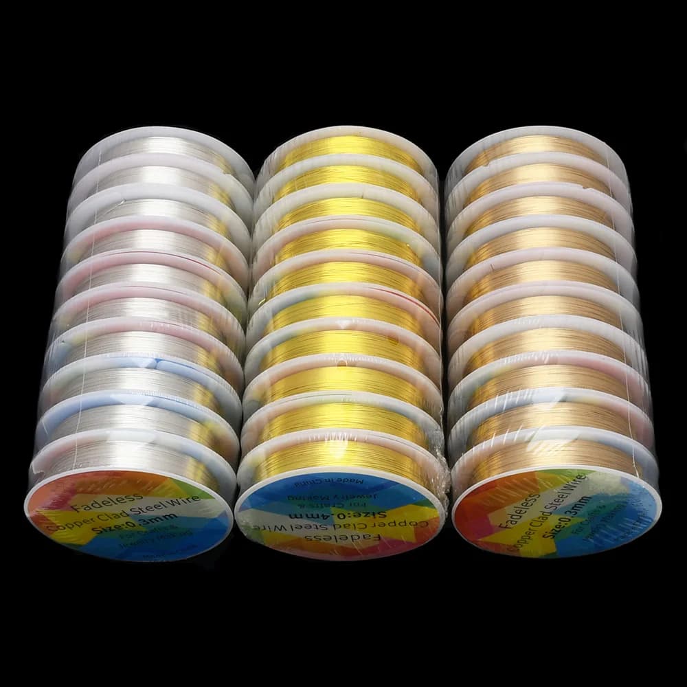 Jewelry Beading Wire 20m Copper Clad Steel