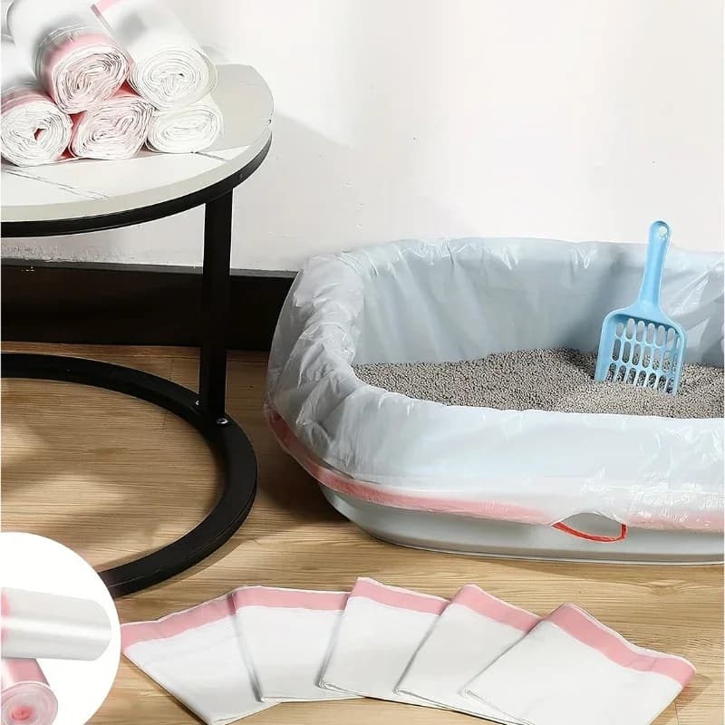 Cat Litter Box Drawstring Liners Multi-Size
