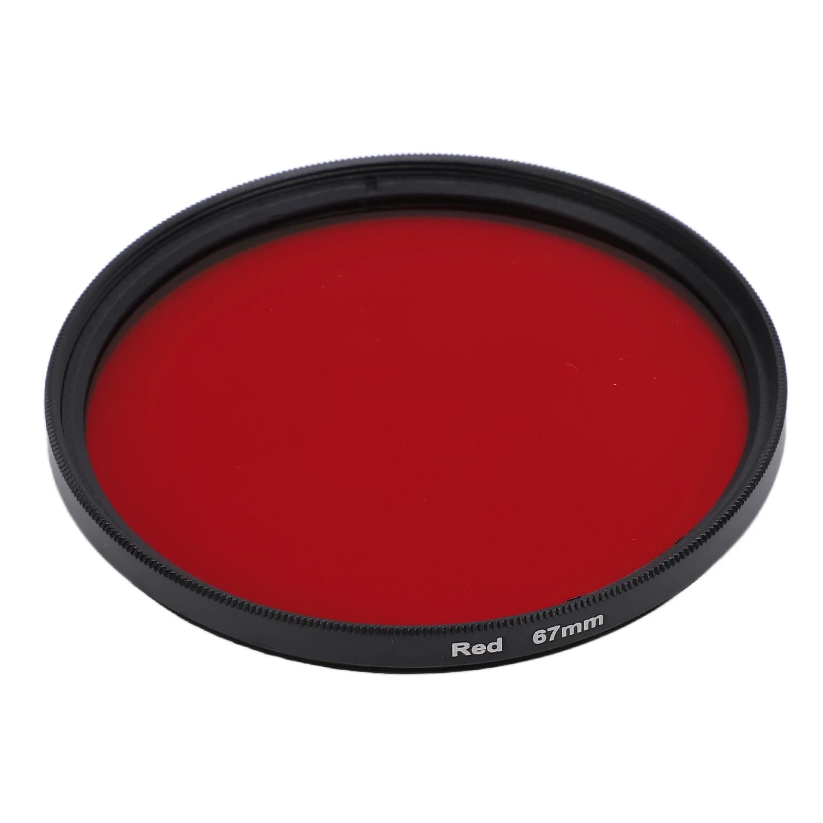 Red Optical Glass Lens Filter 52-67mm