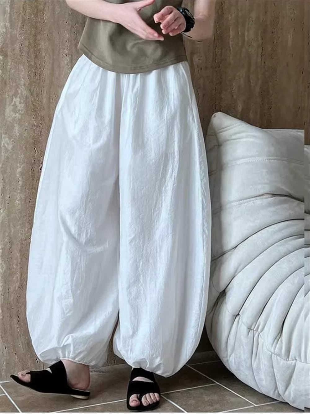Women's Black Harem Pants
