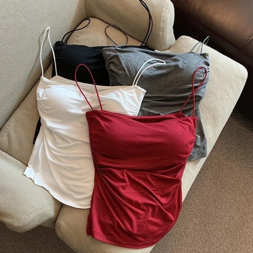 Women's Built-In Bra Tank Top Camisole