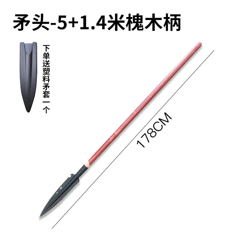 Hand-forged integrated long agricultural tools, multi-functional practical tools for chopping firewood and animal husbandry