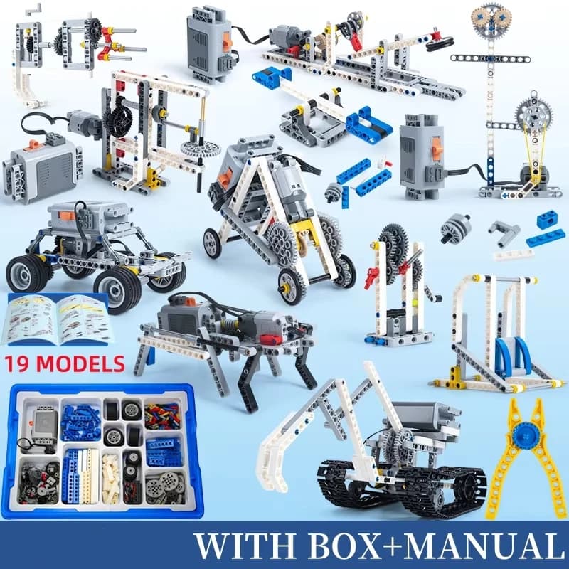 Technical STEM Building Set with Creative MOC Bricks