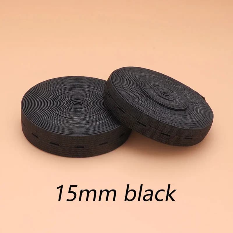 Elastic Sewing Bands with Buttonhole
