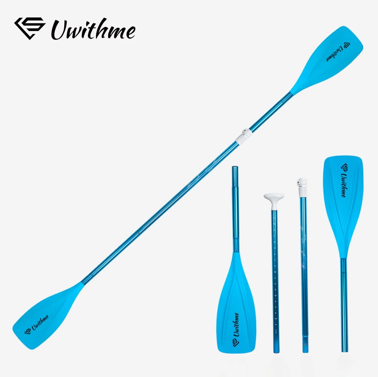 Dual-Purpose Adjustable SUP and Kayak Paddle