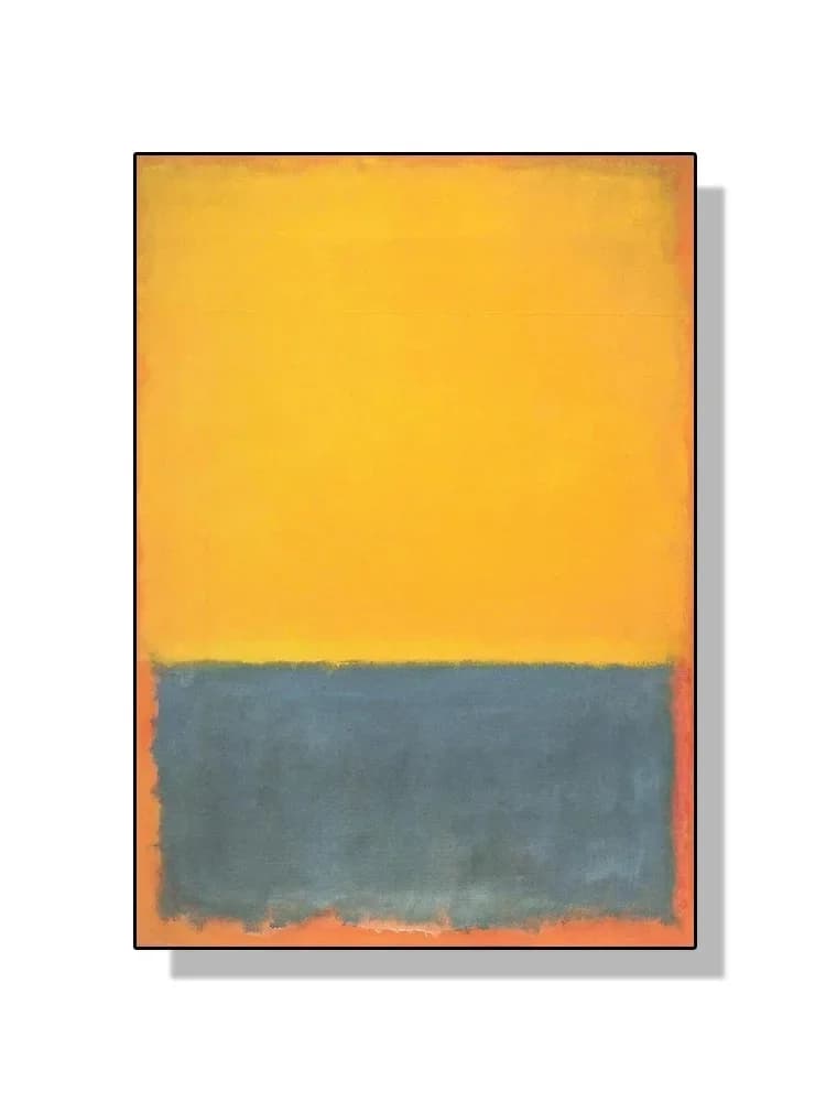 Abstract Colorfield Canvas Wall Art Print