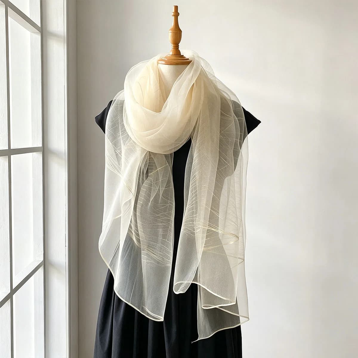 Lightweight Solid Scarf Shawl for Women