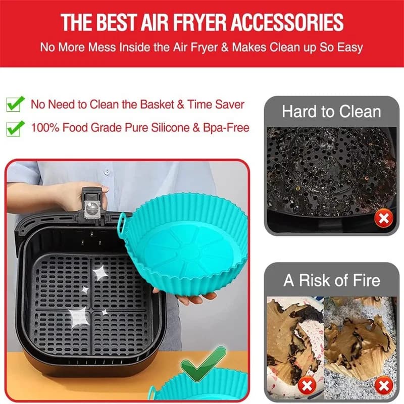 Silicone Baking Mold Set for Air Fryer