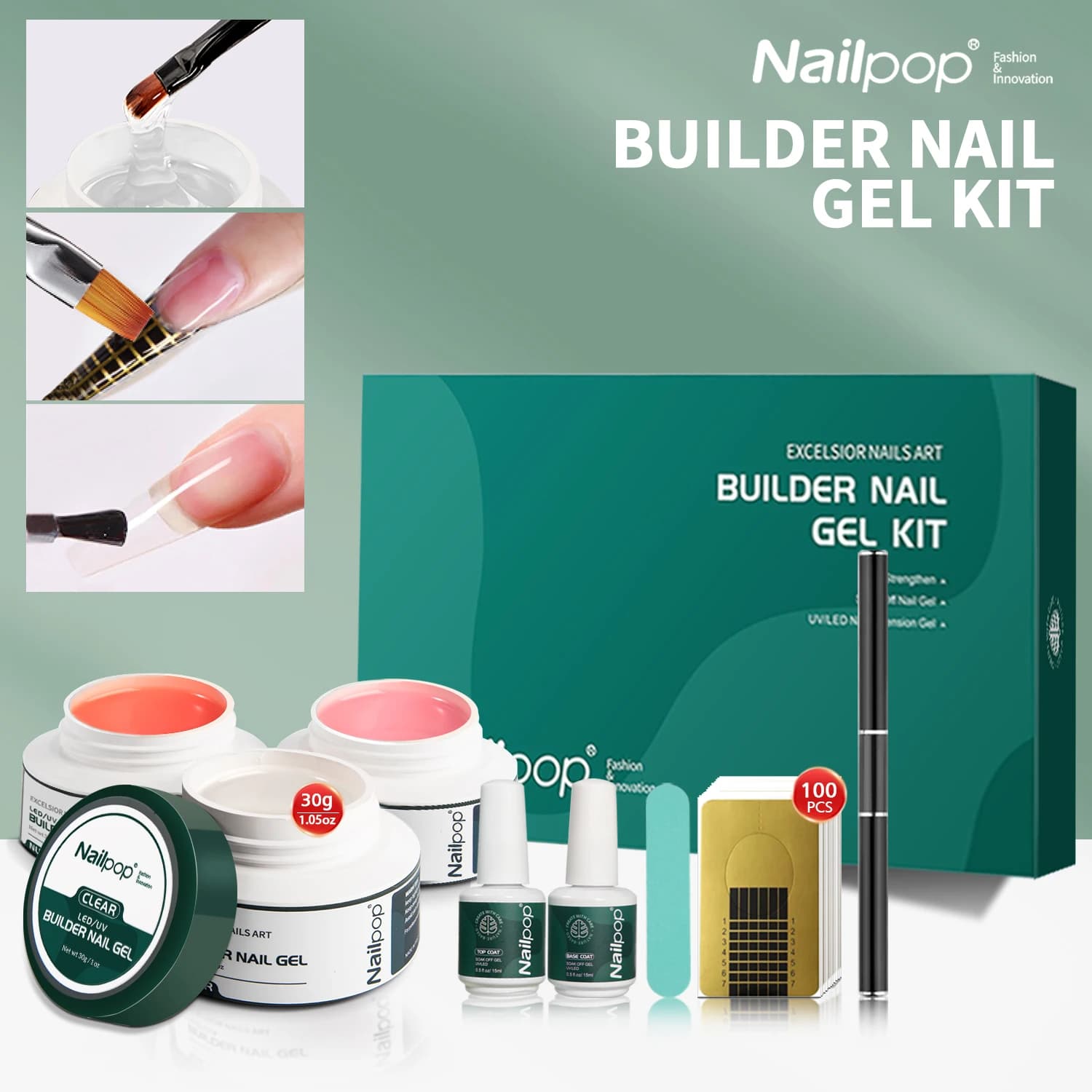 Builder Gel Nail Extension Kit