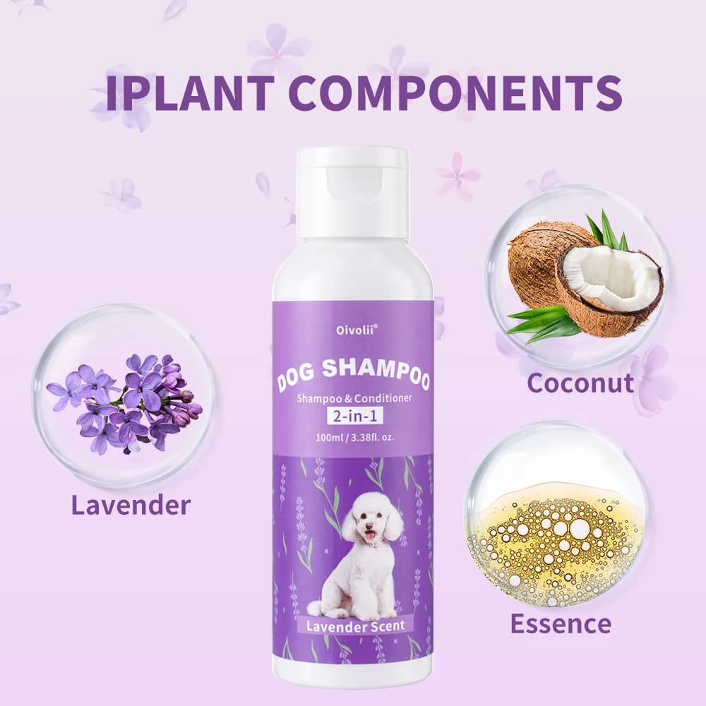 2-in-1 Dog Shampoo & Conditioner Lavender