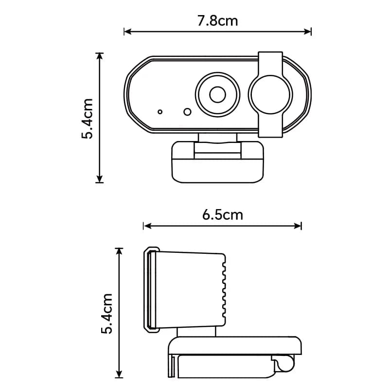 1080P USB Webcam With Autofocus and Microphone