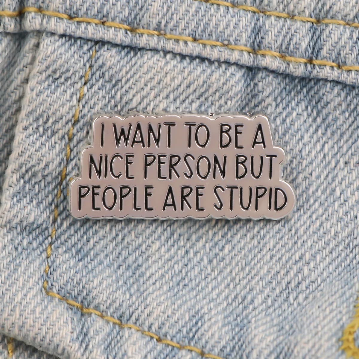 English Quotations Enamelled Brooches Backpack Lapel Badges Fashion Jewelry Accessories Festival Souvenir Gifts For Women