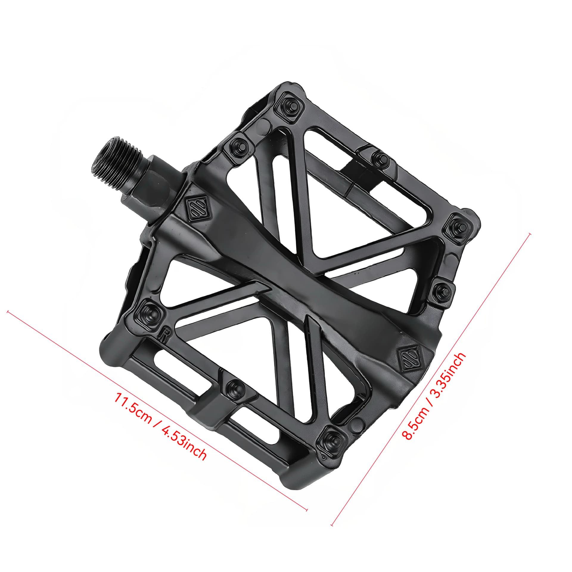 Aluminum Alloy Bicycle Pedals with Ball Bearings