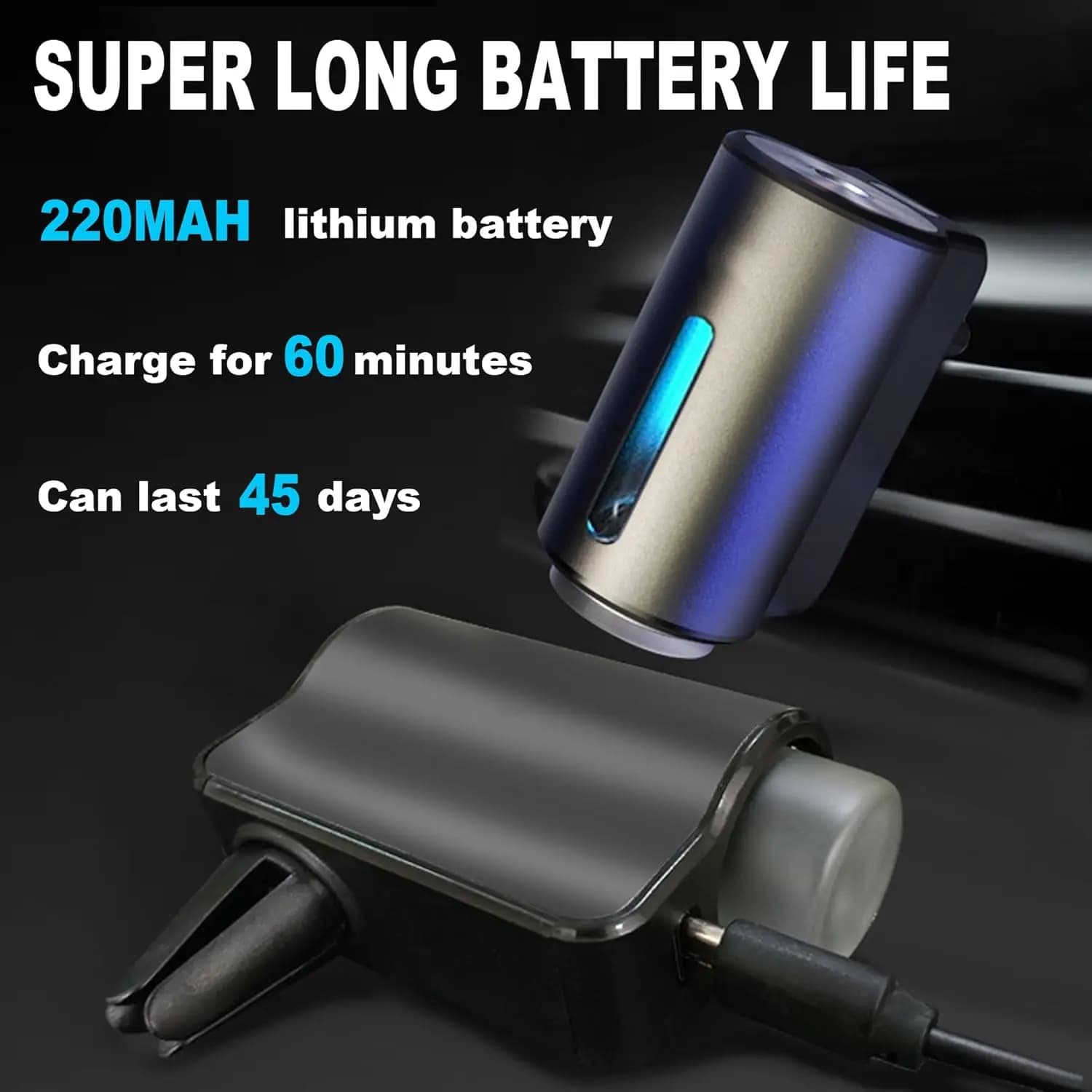 Rechargeable Car Aroma Diffuser