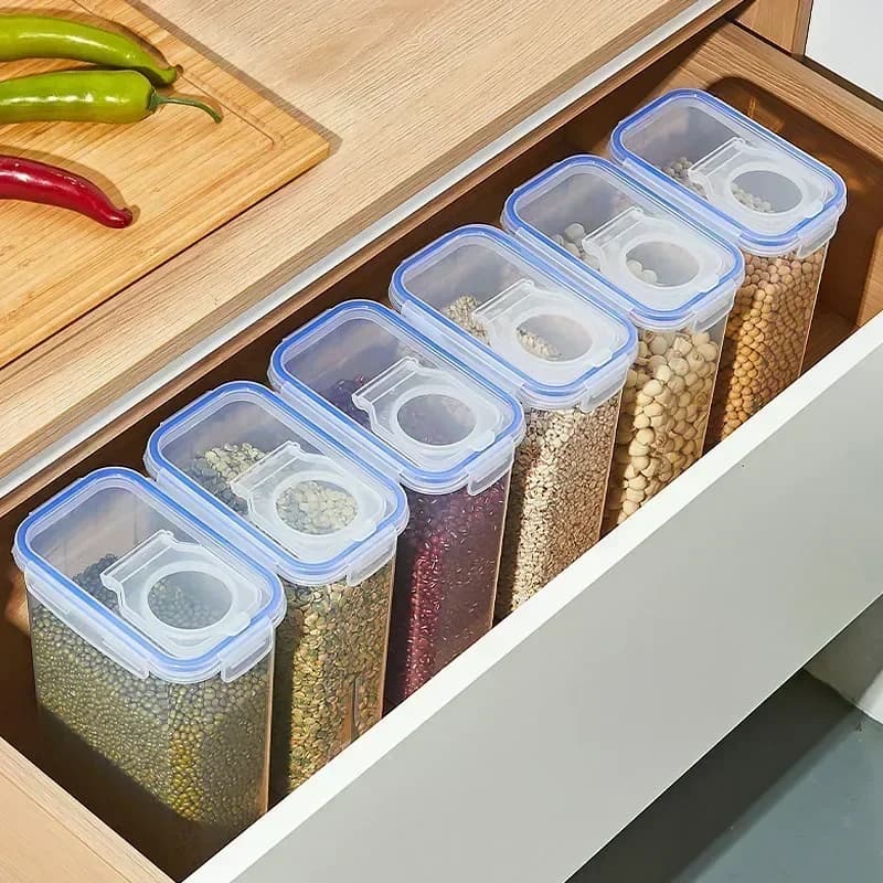 Stackable Food Storage Containers with Lids
