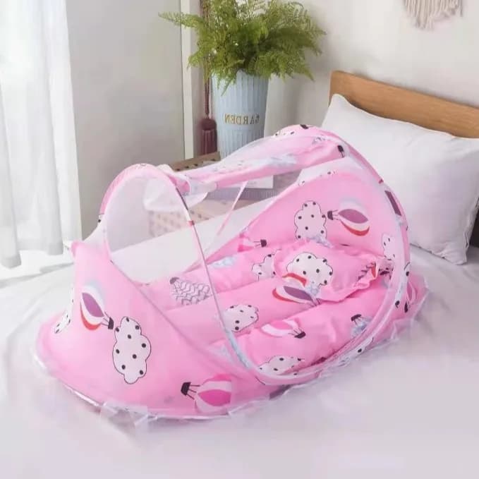 Baby Bedding Crib Netting Folding Baby Mosquito Nets Bed Mattress Pillow 0-3 Years Old Travel Bed Supplies For Baby Bedding